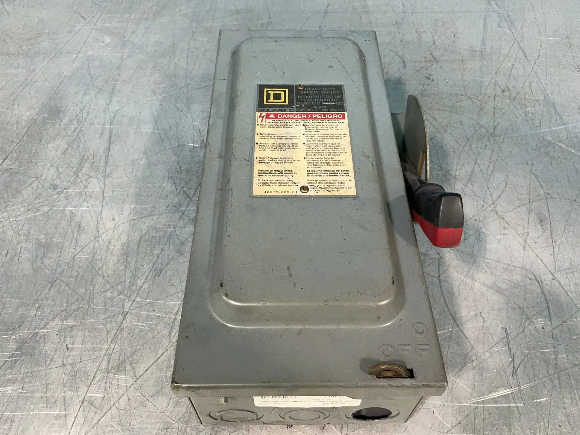 Used SQUARE D H361 Electrical Panels Ohio US | HGR 24 #1507672