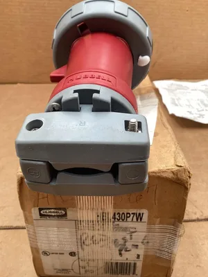 Hubbell HBL430P7W 30A 480VAC Pin And Sleeve Plug -NIB
