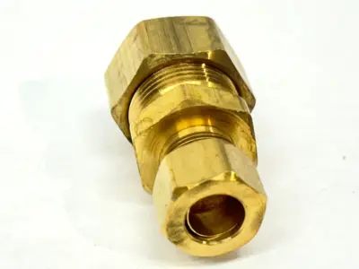5/8" OD 3/8" OD | 5/8" OD Compression Tube x 3/8" OD Compression Tube Coupling Brass - New Other