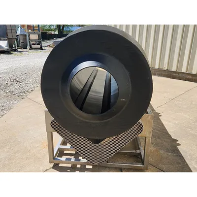 Used 35" Dia. X 12' Long Polymer Rotary Coating Drum Tumbler