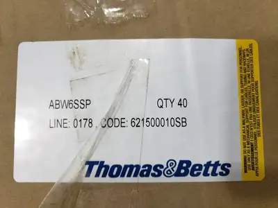 NEW THOMAS BETTS ABW6SSP
