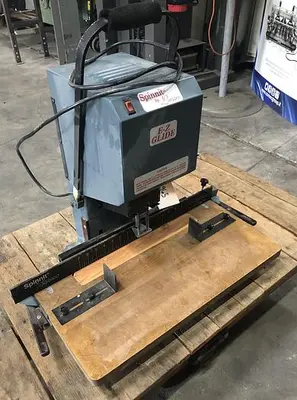 USED LASSCO SPINNIT EBM-S, SINGLE SPINDLE EZ GLIDE PAPER
