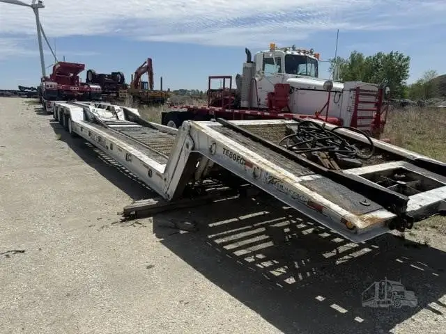 Used 2013 TRAIL-EZE TE80FG Lowboy Trailers Iowa US | Kading Ag #1501718