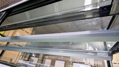 171-0287 51" Open Air Self Contained Over Under Deli Sandwich Case Cooler