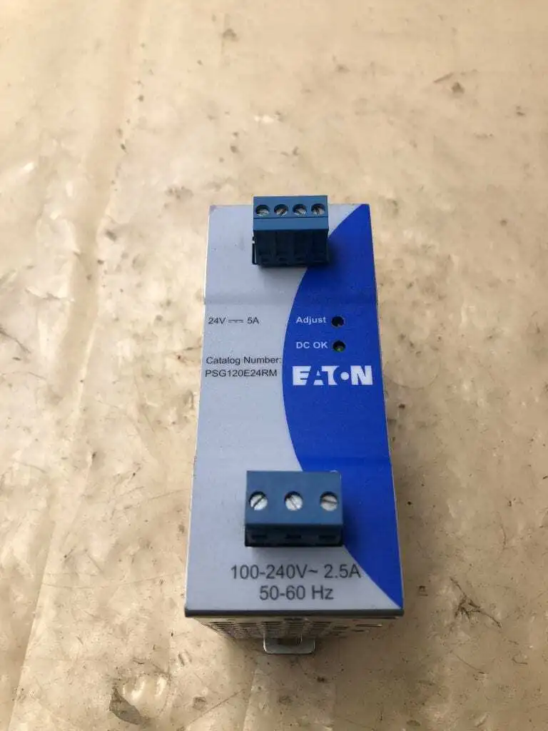 Eaton PSG120E24RM 24VDC DIN Power Supply 100-240VAC 2.5A 1PH