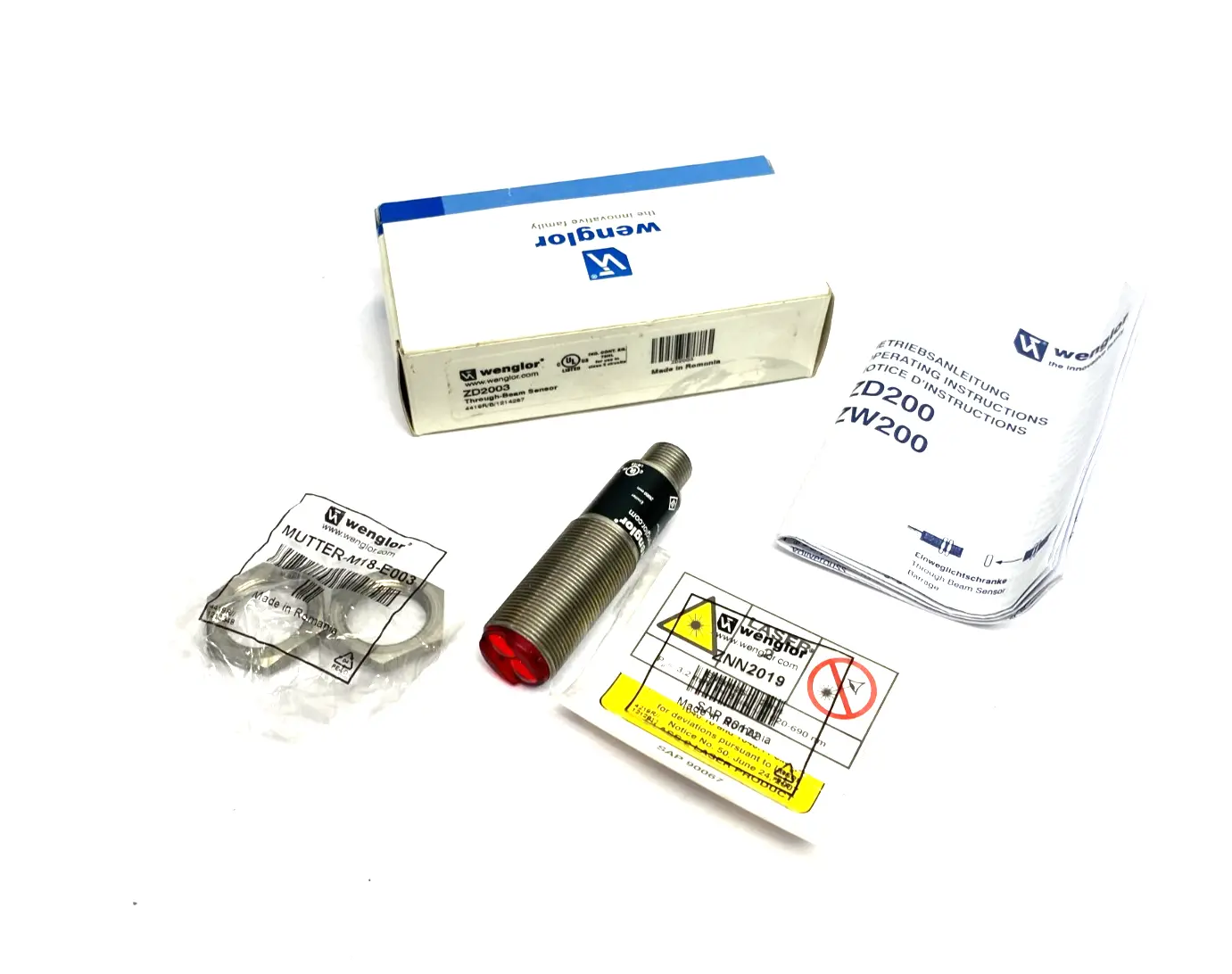 ZD2003 | Wenglor  Through-Beam Sensor - New Other