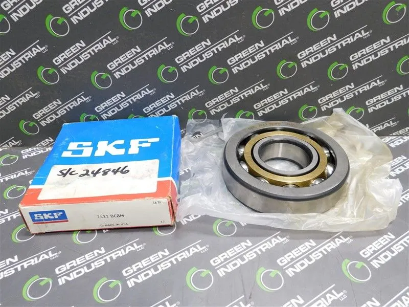 SKF 7411 BCBM Angular Contact Ball Bearing New
