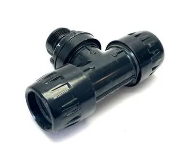 6604 63 00 | Parker  Equal Tee Pipe Fitting - Used