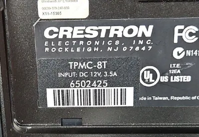 Crestron TPMC-8T 8.4" Table WiFi Touchpanel with Dock. Loc 2D