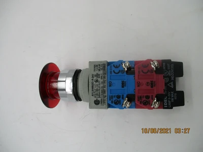 Idec AYLW49922DR-24V New E-Stop Push Pull Illuminated Switch
