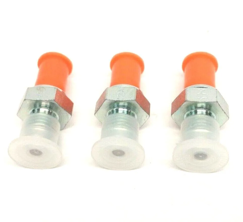 4F4OMXS | Parker  37 Degree Flare JIC Tube Fitting 1/8"-28BSPP 7/16"-20UNF LOT OF 3 - New Other