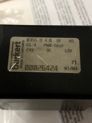 NEW Burkert 00026424