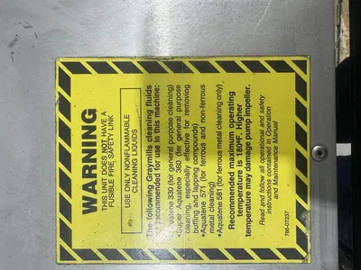 Used GRAYMILLS _UNKNOWN_ Parts Washers Michigan US | Harbor Machinery Inc. #1767739