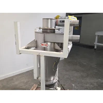 Used 17" Diameter MAC Equipment Stainless Steel Cyclone Separator FT17