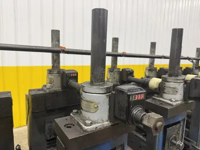 9 STAND x 2" YODER M2 ROLLFORMER, 6 STAND & 3 STAND BASE: YOBRO #24317