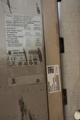 ALLEN BRADLEY 20G1AND125JA0NNNNN PowerFlex 755 AC Drive 100 HP - STOCK CC106