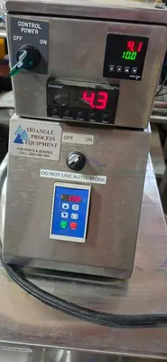 Used TRIANGLE PROCESS QUATTROFLOW Q4400SU 4-PISTON DIAPHRAGM PUMP W/ 3 HP MOTOR Diaphragm Pumps California US | Equipment Lab #1399318
