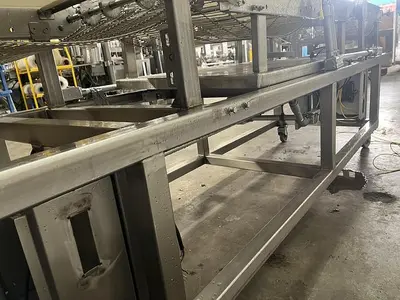 114"L Three-Section Wire Conveyor