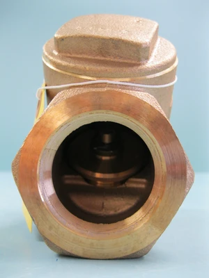 1 1/2" FNPT Milwaukee Valve Y-Pattern Bronze CL200 Swing Check Valve G13