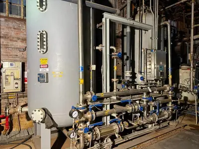 H-O-H SYSTEMS, INC DEMINERALIZER STATION WITH TWO 11,300 GALLON TANKS