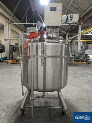 USED Precision 500 Liter Precision Stainless Reactor, 316L S/S, 40/100#