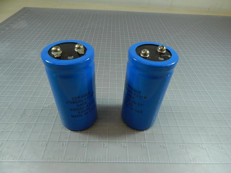 Used SPRAGUE POWERLYTIC _UNKNOWN_ Capacitors | OCO Industrial #1606050