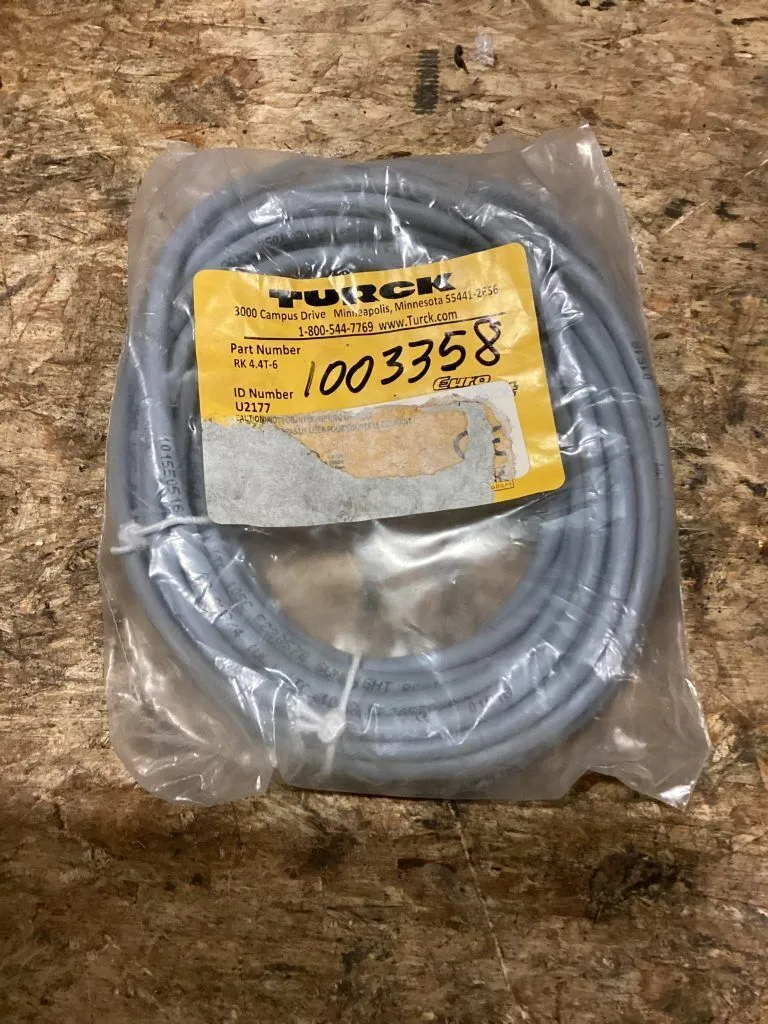 Turck RK4.4T-6 Eurofast M12 Sensor Cable -NIB