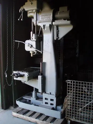 24" Cincinnati-Bickford Heavy-Duty Drill Press; Floor Model; #4 M.T. Single phase