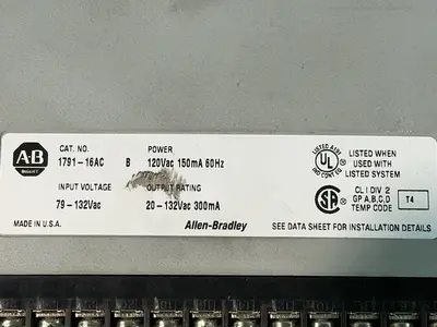 Used ALLENBRADLEY 179116AC PLC Input & Output Ohio US | HGR 24 #1326198