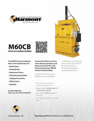 USED 2017 HARMONY M60CB