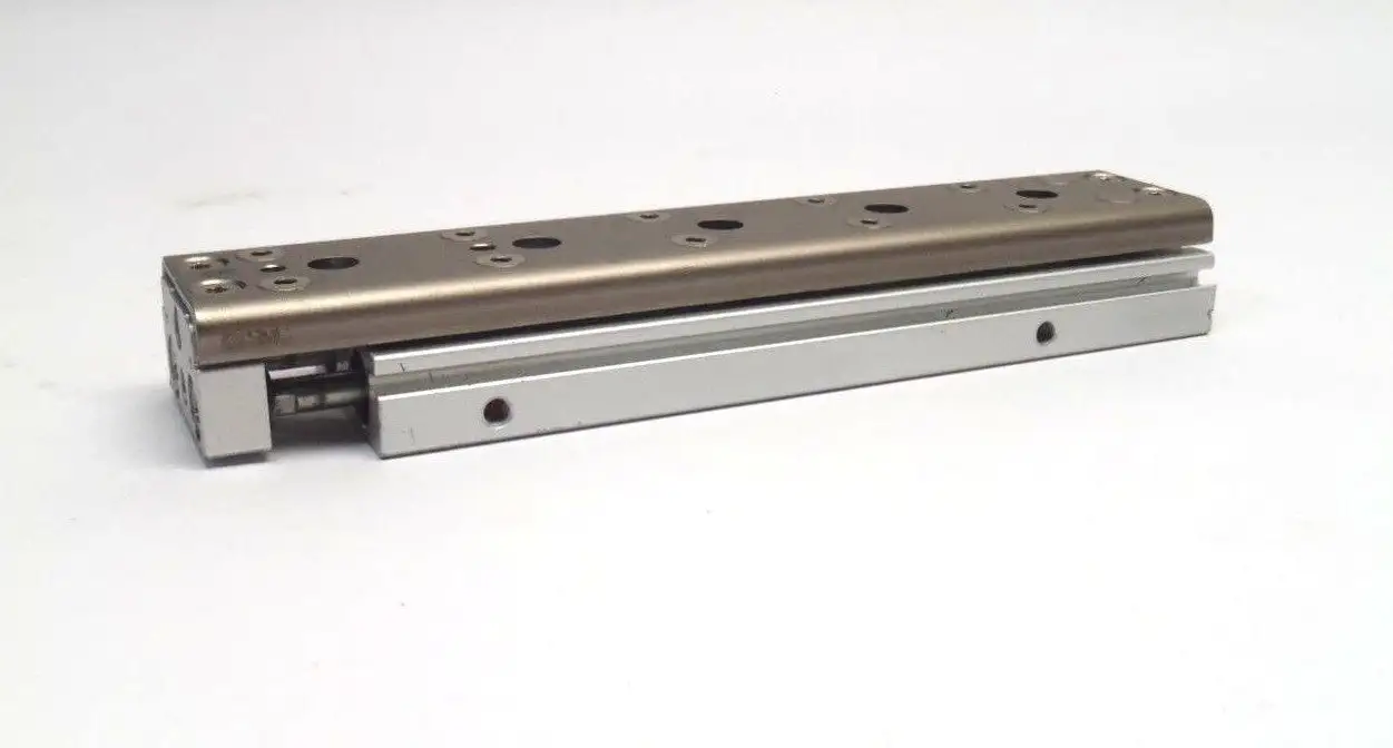USED SMC GUIDED CYLINDER 20MM X 5MM, 10MM STROKE