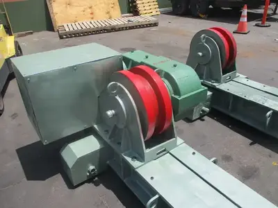Romar heavy duty welding turning rolls with idler