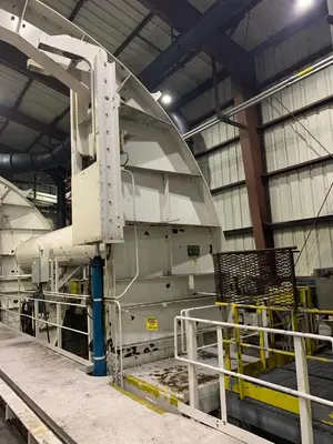 Rail Car to Barge Coal Transloading, tilter, dumper
