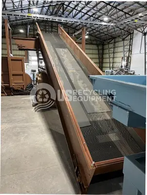 USED 2023 GRANVILLE EQUIPMENT SYSTEMS TWO (2) 60" VERTICAL BALERS WITH CONVEYORS & SCALES
