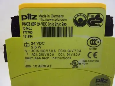 USED PILZ PNOZX8P24VDC3N/O2N/C2SO