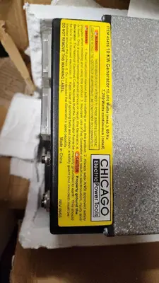 Chicago Electric Power Tools 10 kW Generator Model 45416