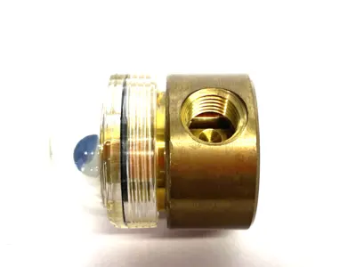 USED NORGREN COMPACT FLOW INDICATOR, IN-LINE, 1/4" NPT