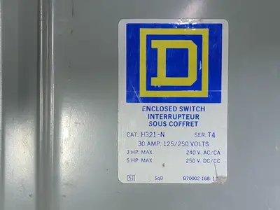 USED SQUARE D H321-N