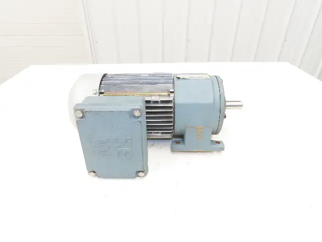 Sew-Eurodrive R32DT80N4 Inline Gearmotor 5.3:1 Reducer 322rpm 1Hp 230/460V 3PH