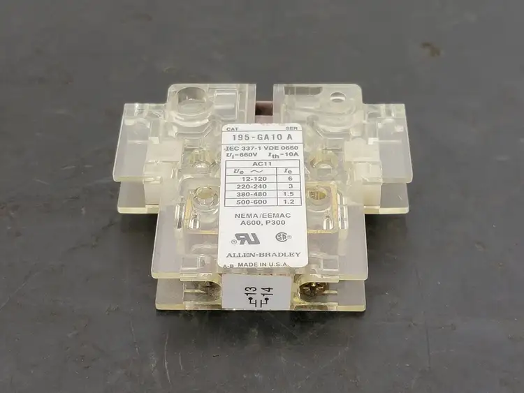 Used ALLEN-BRADLEY 195-GA10 Switchgears British Columbia CA | Lenmark #243247