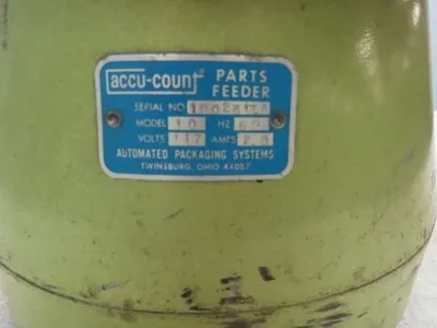 Accu-Count Vibratory Parts Feeder 17" Aluminum Bowl 120V