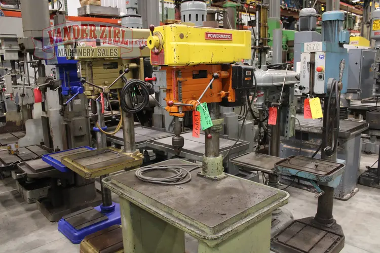 Used POWERMATIC 1200 Heavy Duty & Sensitive Single Spindle Drills Michigan US | Vander Ziel Machinery Sales #480418
