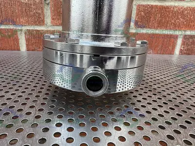 USED STERIFLOW 96 MANUAL LOW TO HIGH FLOW SANITARY BACK PRESSURE REGULATOR 3/4"