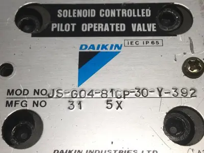 USED DAIKIN JS-G04-81CP-30-Y-392