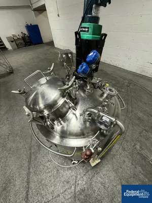 USED Precision 500 Liter Precision Stainless Reactor, 316 S/S, 45/100#
