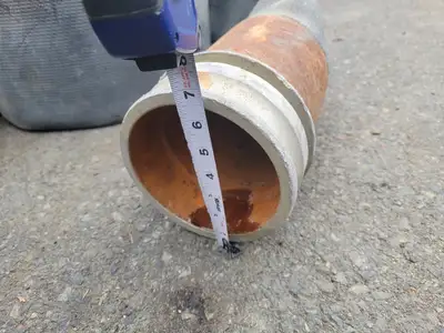 6" x 50 FT Black Discharge Hose
