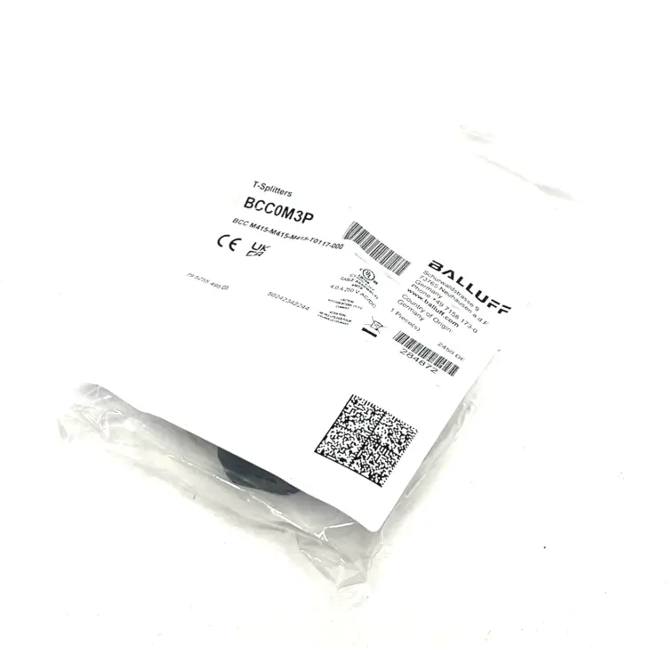 New | in-Stock Balluff Cable Tee A-Coded M12 5-Pin BCC M415-M415-M415-T0117-000 Cable & Wire Michigan US | Maverick Industrial Sales #1401908
