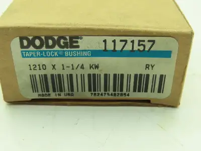 Dodge 117157 Taperlock Bushing 1210 X 1-1/4 KW Lot of 8