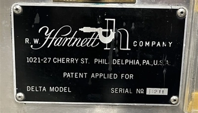 Used HARTNETT _UNKNOWN_ Tablet & Capsule Coders & Printers Connecticut US | DMC Industries #1281980