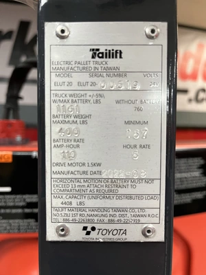 NEW 2025 TAILIFT CBD18KD